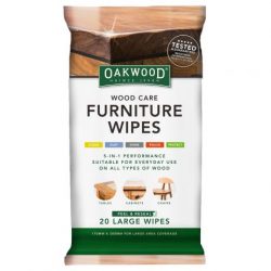 Everyday Wood Care Furniture Wipes 20PK (170 x 200mm) – Oakwood