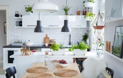 Margo’s open-plan kitchen, dining and living room in Poland